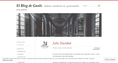Desktop Screenshot of elblogdeguals.com